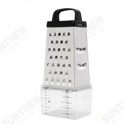 Grater Box Stainless Steel 4 Sided Multi Funtion Cheese Vegetable With Container Lunch Box Grater Box Stainless Steel 4 Sided Multi Funtion Cheese Vegetable With Container Lunch Box