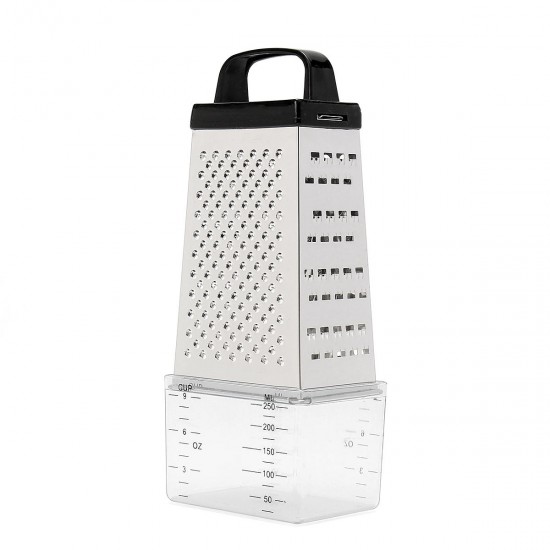 Grater Box Stainless Steel 4 Sided Multi Funtion Cheese Vegetable With Container Lunch Box