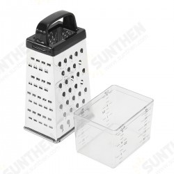 Grater Box Stainless Steel 4 Sided Multi Funtion Cheese Vegetable With Container Lunch Box Grater Box Stainless Steel 4 Sided Multi Funtion Cheese Vegetable With Container Lunch Box