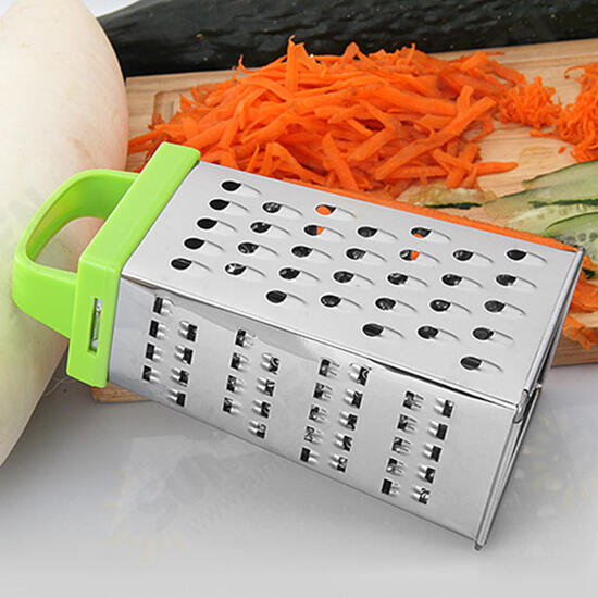 Grater Box Stainless Steel 4 Sided Multi Funtion Cheese Vegetable With Container Lunch Box