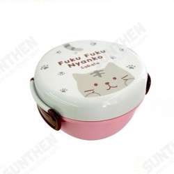 Microwavable Lunch Box Double-layer Instant Noodle Bowl Plastic Storage Portable Outdoor Dishware Microwavable Lunch Box Double-layer Instant Noodle Bowl Plastic Storage Portable Outdoor Dishware