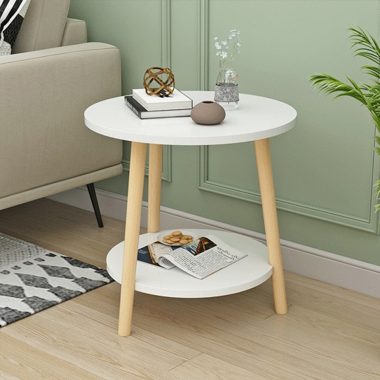Modern Round Coffee Tea Side Sofa Table Nordic Minimalist Multi-size Table for Living Room Home Decor