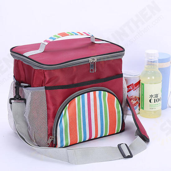 Portable Lunch Bag Thermal Insulated Snack Lunch Box Carry Tote Storage Bag Travel Picnic Food Pouch