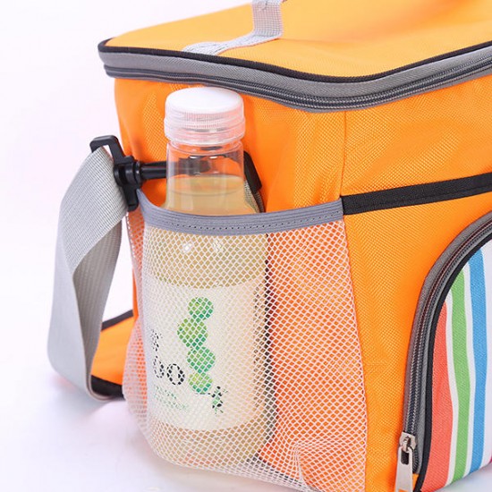 Portable Lunch Bag Thermal Insulated Snack Lunch Box Carry Tote Storage Bag Travel Picnic Food Pouch