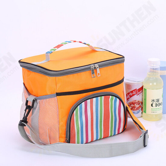 Portable Lunch Bag Thermal Insulated Snack Lunch Box Carry Tote Storage Bag Travel Picnic Food Pouch