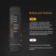 15mW/30mW Handheld Red Light Source Optical Fiber Detector Rechargeable Optical Fiber Tester Network Cable Tester