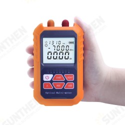 3-in-1 Handheld Fiber Mini Optical Power Meter -70+3 dBm Laser Source Visual Fau 5MW 5KM Network Cable Test 3-in-1 Handheld Fiber Mini Optical Power Meter -70+3 dBm Laser Source Visual Fau 5MW 5KM Network Cable Test