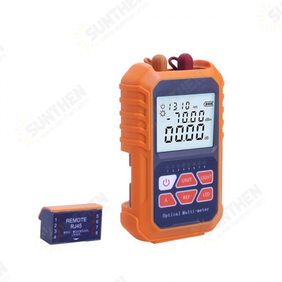 3-in-1 Handheld Fiber Mini Optical Power Meter -70+3 dBm Laser Source Visual Fau 5MW 5KM Network Cable Test