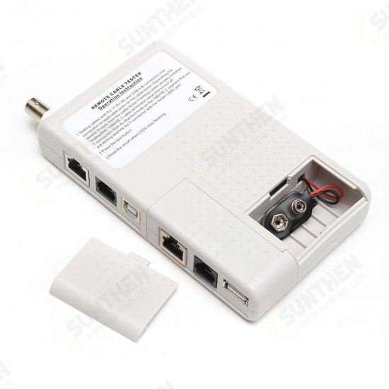 4 In 1 Network Cable Tester RJ45/RJ11/USB/BNC LAN Cable Cat5 Cat6 Wire Tester