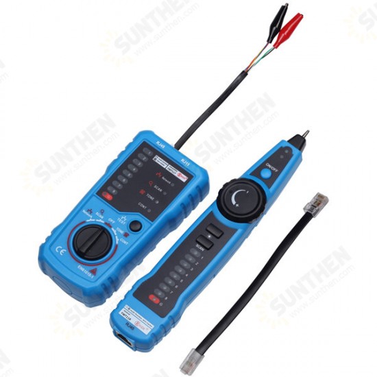 FWT11 RJ11 RJ45 Wire Tracker Tracer Telephone Ethernet LAN Network Cable Continuity Tester Detector