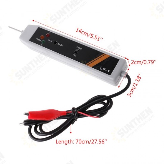 Digital Logiic Probe Pen DTL/TTL Digital Logiic Probe DTL TTL Cmos Logiic Pulser Probe Analyzer Circuit Tester