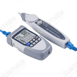 ET613/ET612 Network Cable Tester POE Test Line Finding Under 60V Noiseless Digital Search Strong Anti-Interference Test Polarity/Voltage Value ET613/ET612 Network Cable Tester POE Test Line Finding Under 60V Noiseless Digital Search Strong Anti-Interference Test Polarity/Voltage Value