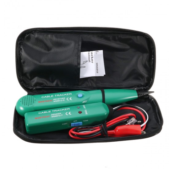 MS6812 Cable Finder Tone Generator Probe Tracker Wire Network Cable Tester Tracer Kit