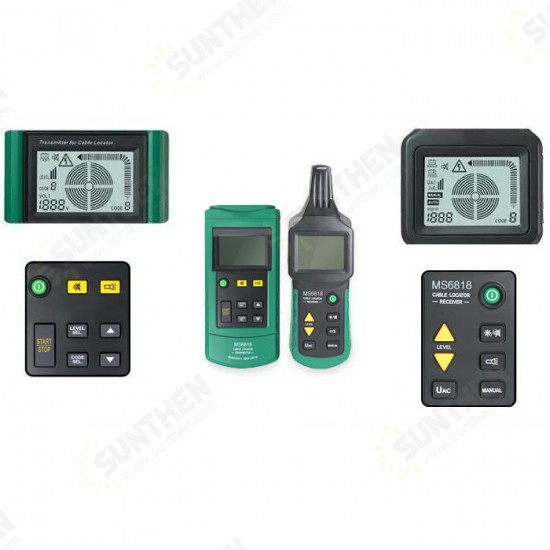 MS6818 Portable Professional 12-400V AC/DC Wire Network Telephone Cable Tester Tracker Detector