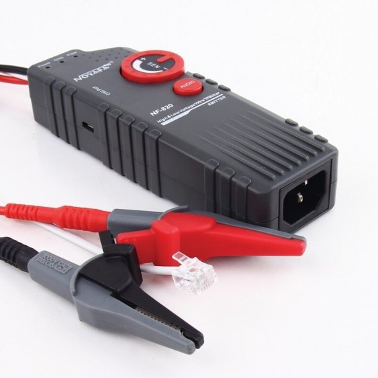 NF-820 High & Low Voltage Cable Tester RJ45 RJ11 BNC Tester Underground Cable Finder Anti-Interference Wire Tracker