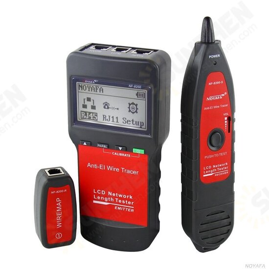 NF-8200 LCD LAN Tester Network Telephone Cable Tester RJ45 Cable Tester Ethernet Cable Tracker