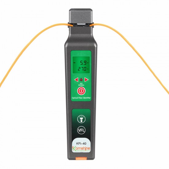 New KFI-40 Fiber Optical Identifier with Built 750nm-1700nm SM and MM Optical Fiber Identifier Handheld Fiber Cable FTTH Testing Tool