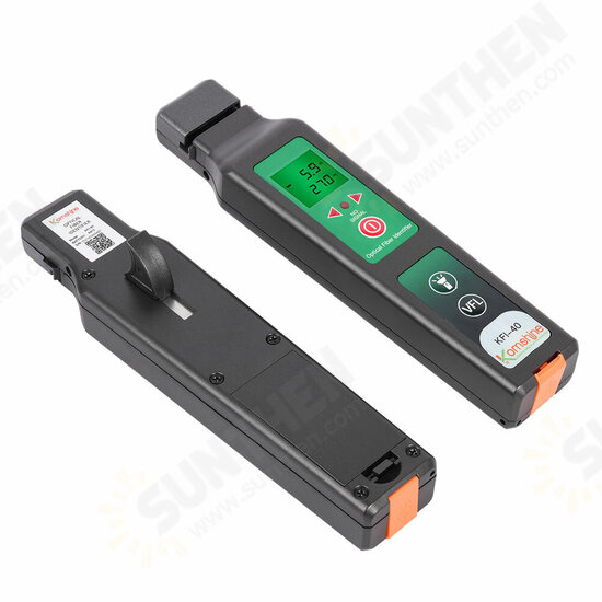 New KFI-40 Fiber Optical Identifier with Built 750nm-1700nm SM and MM Optical Fiber Identifier Handheld Fiber Cable FTTH Testing Tool