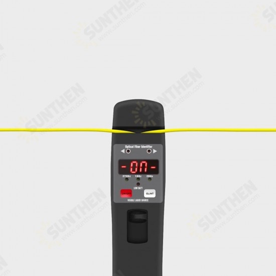 Optic Fiber Identifier Live Fiber Optical Identifier 800nm-1700nm Fiber Cable Visual Fault Locator