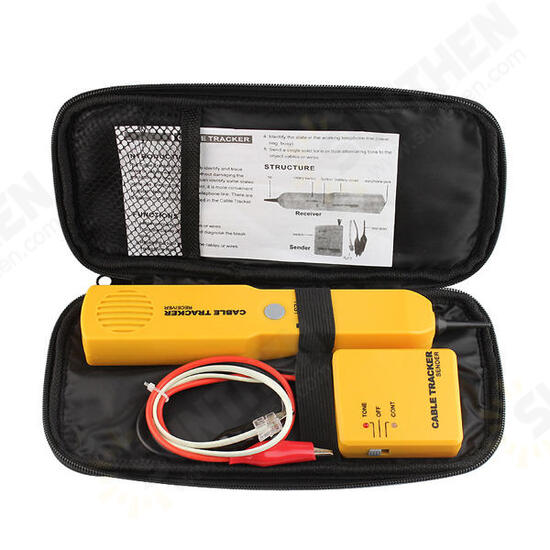 RJ45 Network Cable Continuity Tester Telephone Line Cable Tracker and Tester Wire Toner Tracer