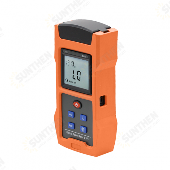 TL563 Optical Power Meter Optical Fiber Tester Light Attenuation Tester -50 to +26dBm -70 to +10dBm Output 10mW