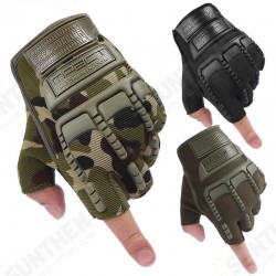 1 Pair Half Finger Gloves Tactical Soft Silicone Anti-skid Glove Hand Protector Cover For Riding Outdoor Hunting Camping Fitness 1 Pair Half Finger Gloves Tactical Soft Silicone Anti-skid Glove Hand Protector Cover For Riding Outdoor Hunting Camping Fitness