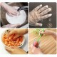 100Pcs Tearproof Antibacterial Safety Disposable Glove Powder-free Top Examination Gloves L Size Stretchy