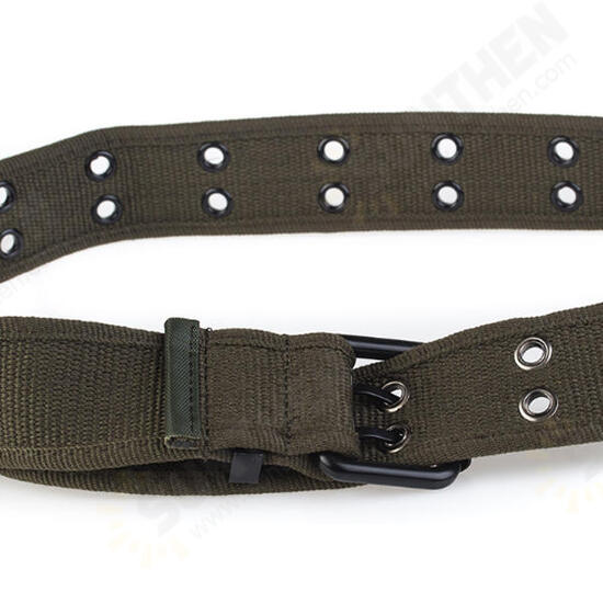 110cm x 3.8cm Tactical Belt Adjustable Waist Belts Camping Hunting Lightweight Nylon Waistband