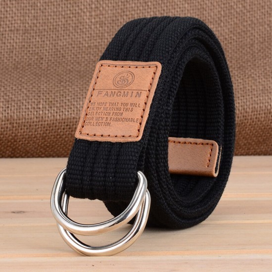 110x3.8cm FENGMIN T-5 Double Buckle Tactical Belt Adjustable Waist Belt Casual Belt For Man Woman Nylon Waistband For Camping Hunting