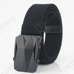 120cm BO03 non perforated drum buckle canvas tactical belt suitable for outdoor camping and hunting belt