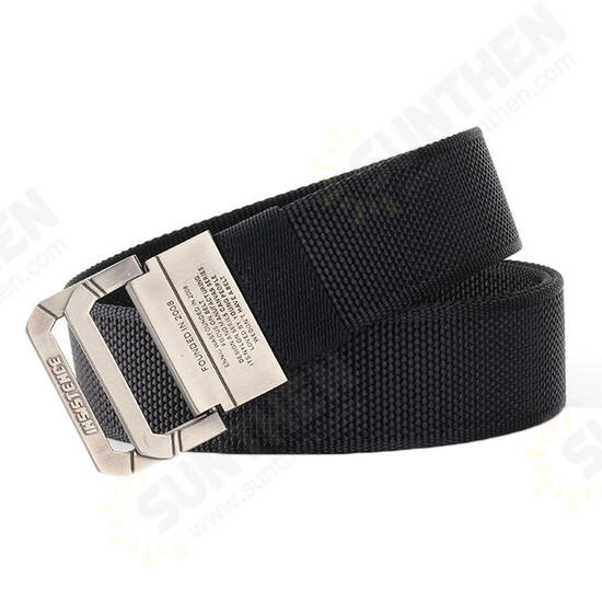 120cm DS-1 3.8cm Nylon Double Ring Alloy Buckle Cowboy Pants Belt Army Tactical Belt