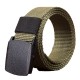 120cm R01 Men Women Canvas Adjustable Quick Release Tactical Belt PE Buckle 3.8cm Width Waistband