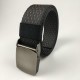 120cm x 3.8cm Zinc Alloy Buckle Jacquard Nylon Belt