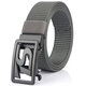 125CM 4CM Width Metal Press Buckle Canvas Belt Men's Tactical Belt,Leisure Breathable Nylon Waist Belt