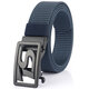 125CM 4CM Width Metal Press Buckle Canvas Belt Men's Tactical Belt,Leisure Breathable Nylon Waist Belt