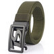 125CM 4CM Width Metal Press Buckle Canvas Belt Men's Tactical Belt,Leisure Breathable Nylon Waist Belt