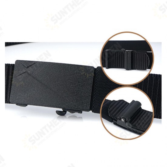 125cm 3.2cm N13 Men Nylon Military Tactical Belt Outdoor Adjustable Waist Belt Casual Belt