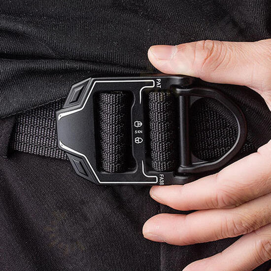 125cm R001 3.8cm Nylon Adjustable Heavy Duty Waist Strap Quick Release Buckle Military Tactical Belt