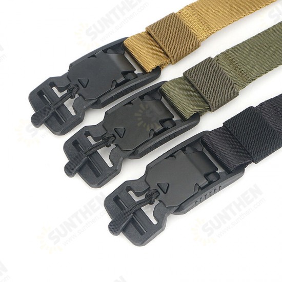 125cm CX33 2.5cm Width Nylon Waist Belts Quick Release Buckle Tactical Belt