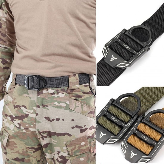 125cm E24 Military Fan Tactical Belt Funch Belt Outdoor Nylon Waist Belt For Men Women