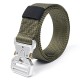 125cm Silver Buckle Canvas Men's Multifunctional Outdoor Tactical Belt