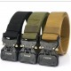 125cm 3.8cm Thicken Nylon Tactical Belt Metal Quick Release Military Army Fan Leisure Camping Pants Canvas Fabric Belt