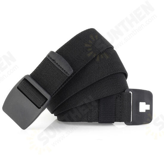 125cm x 3.8cm TB55 Thick Canvas Belt Camping Hunting Fishing Tactical Belt Leisure Belt