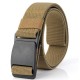 125cm x 3.8cm TB55 Thick Canvas Belt Camping Hunting Fishing Tactical Belt Leisure Belt