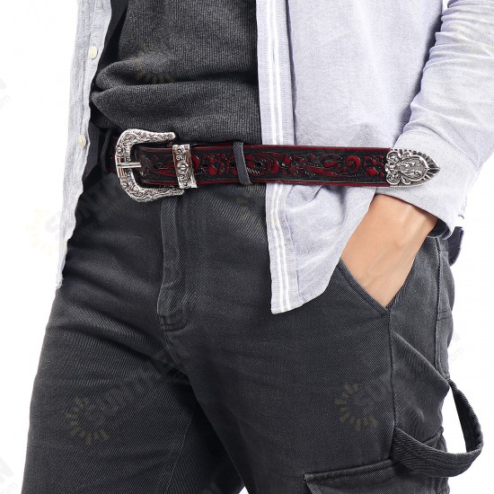 125x3.4cm Fashion Leather Belt Cosplay Waist Belt Travel Hunting Tactical Waistband