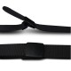 130cm Men Women Nylon Canvas Adjustable Quick Release Tactical Belt No Metal Military 3.8cm Width Anti Allergy Waistband