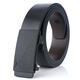 130cm L13 Men Cow Leather Waist Belt Zinc Alloy Buckle Adjustable Durable Casual Belt