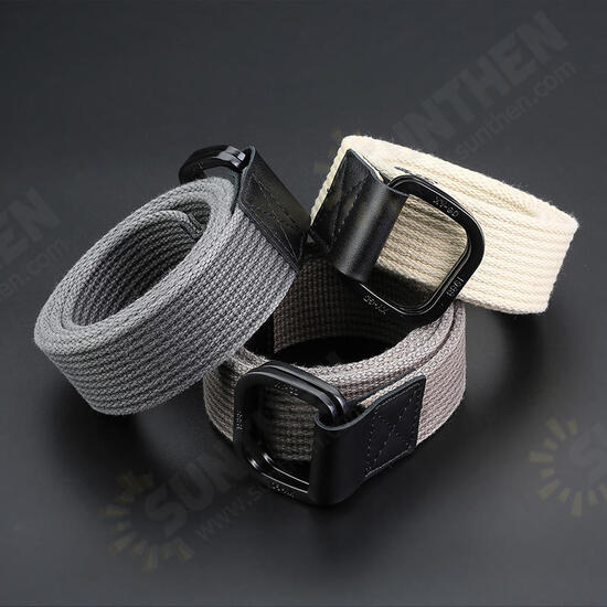 140cm DB02 Punch Free Buckle Canvas Waist Belt Tactical Belt For Outdoor Sports Hunting