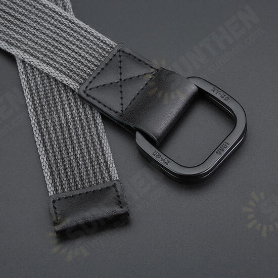 140cm DB02 Punch Free Buckle Canvas Waist Belt Tactical Belt For Outdoor Sports Hunting