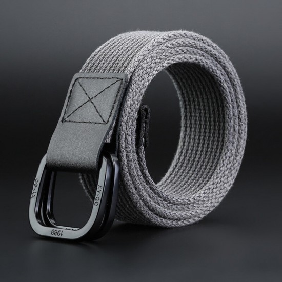 140cm DB02 Punch Free Buckle Canvas Waist Belt Tactical Belt For Outdoor Sports Hunting